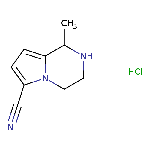 1-methyl-1H,2H,3H,4H-pyrrolo[1,2-a]pyrazine-6-carbonitrile hydrochloride