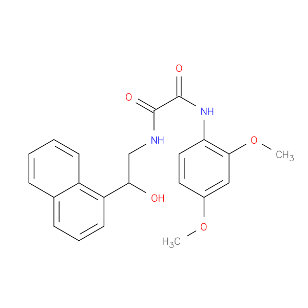 N'-(2,4-dimethoxyphenyl)-N-[2-hydroxy-2-(naphthalen-1-yl)ethyl]ethanediamide
