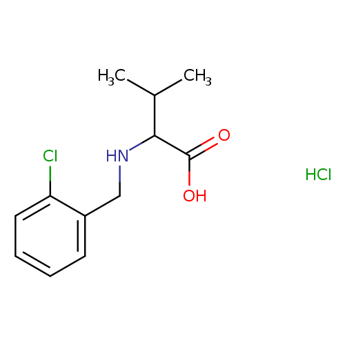 2-{[(2-chlorophenyl)methyl]amino}-3-methylbutanoic acid hydrochloride