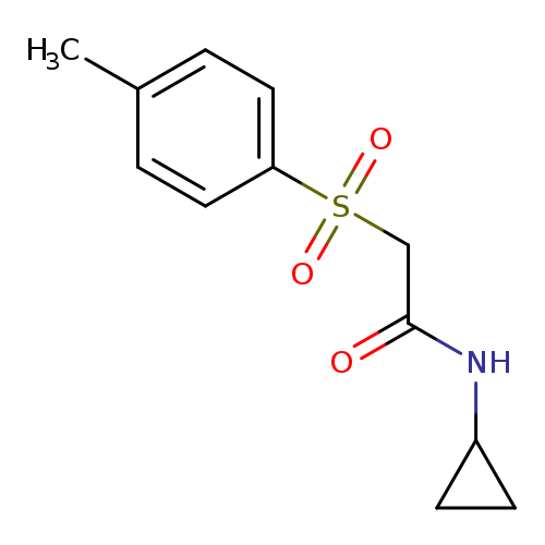 N-Cyclopropyl-2-[(4-methylphenyl)sulfonyl]acetamide