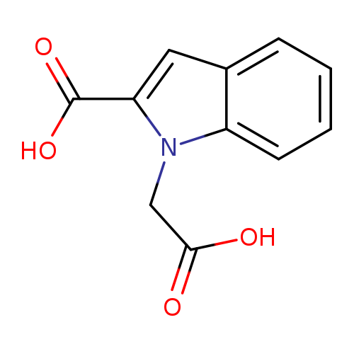 1H-Indole-1-acetic acid, 2-carboxy-