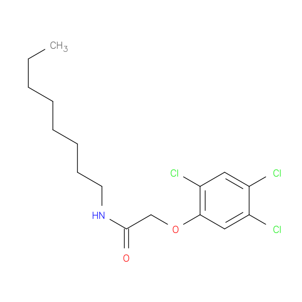N-octyl-2-(2,4,5-trichlorophenoxy)acetamide