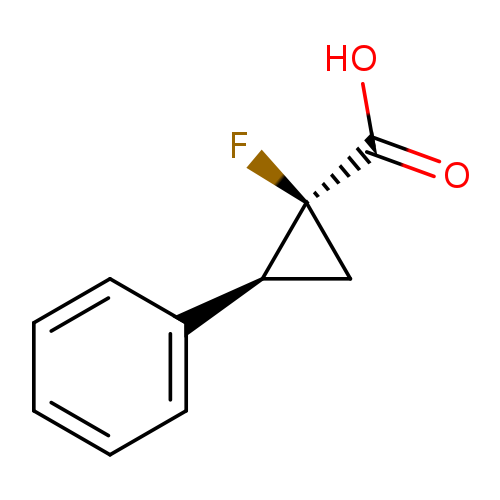 (1S,2S)-1-fluoro-2-phenylcyclopropane-1-carboxylic acid