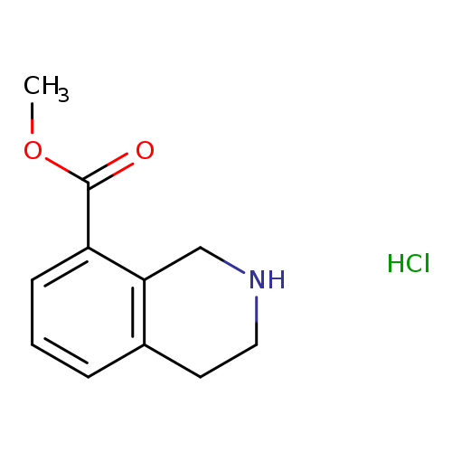 8-​Isoquinolinecarboxyl​ic acid, 1,​2,​3,​4-​tetrahydro-​, methyl ester, hydrochloride (1:1)