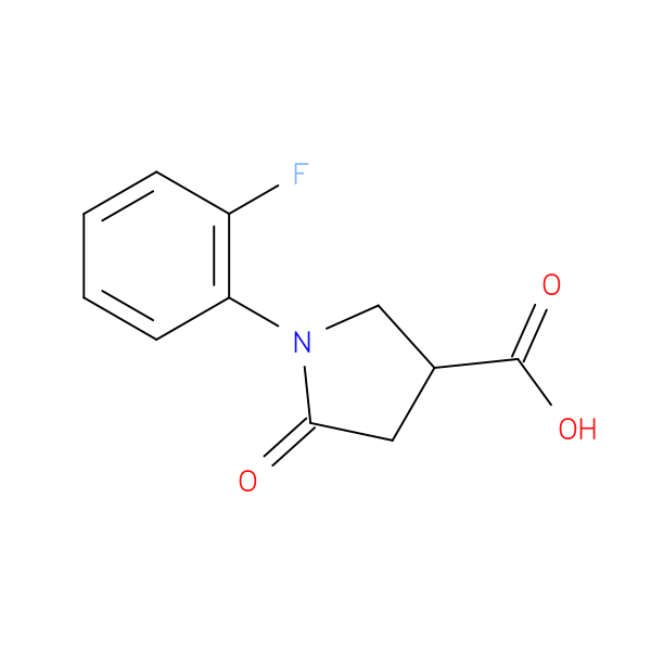 1-(2-Fluorophenyl)-5-oxopyrrolidine-3-carboxylic acid