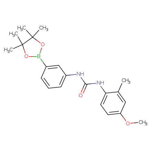 1-(4-Methoxy-2-methylphenyl)-3-[3-(tetramethyl-1,3,2-dioxaborolan-2-yl)phenyl]urea