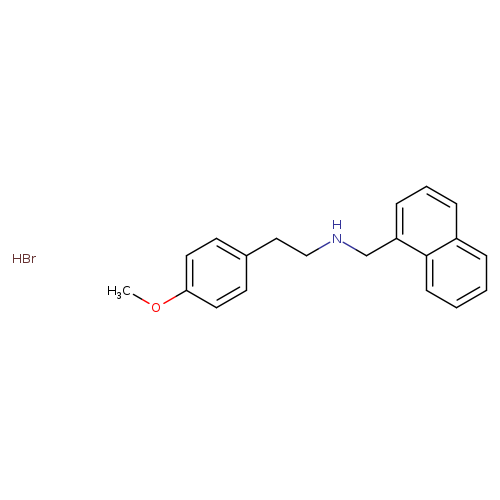 [2-(4-methoxyphenyl)ethyl](1-naphthylmethyl)amine hydrobromide