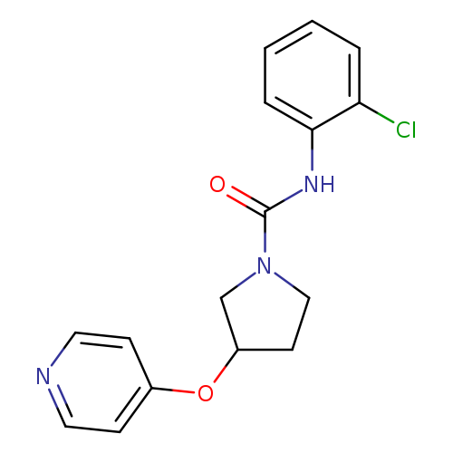 N-(2-chlorophenyl)-3-(pyridin-4-yloxy)pyrrolidine-1-carboxamide