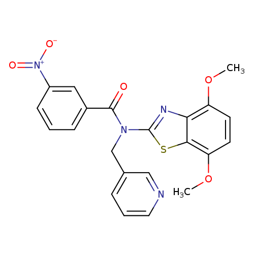 N-(4,7-dimethoxy-1,3-benzothiazol-2-yl)-3-nitro-N-[(pyridin-3-yl)methyl]benzamide