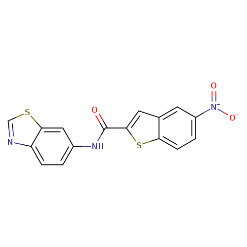 N-(1,3-benzothiazol-6-yl)-5-nitro-1-benzothiophene-2-carboxamide