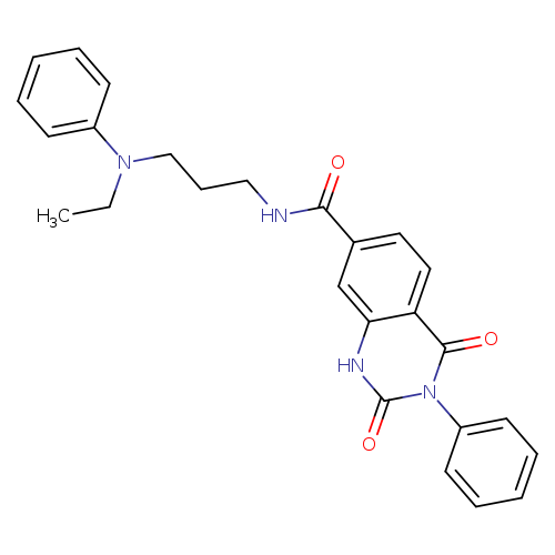 N-{3-[ethyl(phenyl)amino]propyl}-2,4-dioxo-3-phenyl-1,2,3,4-tetrahydroquinazoline-7-carboxamide