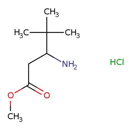 METHYL 3-AMINO-4,4-DIMETHYLPENTANATE HCL