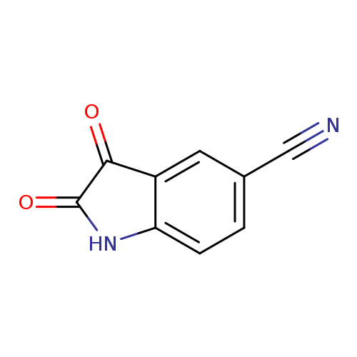 2,3-dihydro-2,3-dioxo-1H-Indole-5-carbonitrile