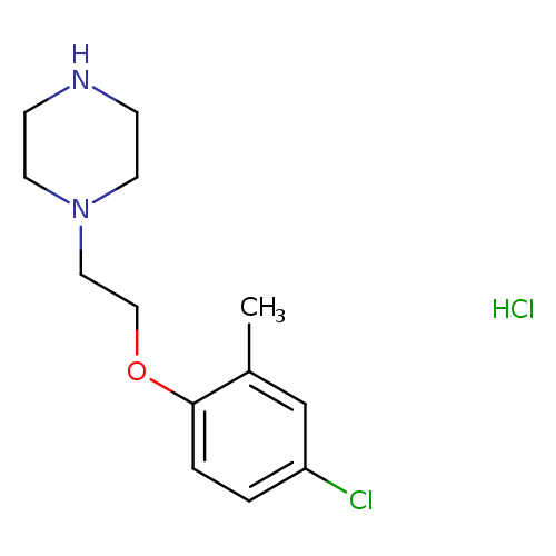 1-[2-(4-chloro-2-methylphenoxy)ethyl]piperazine hydrochloride