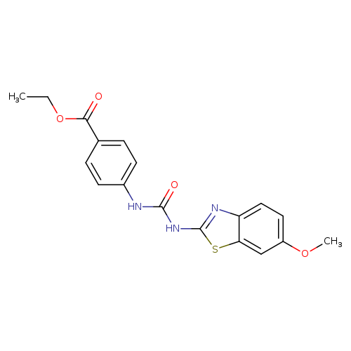 ethyl 4-{[(6-methoxy-1,3-benzothiazol-2-yl)carbamoyl]amino}benzoate