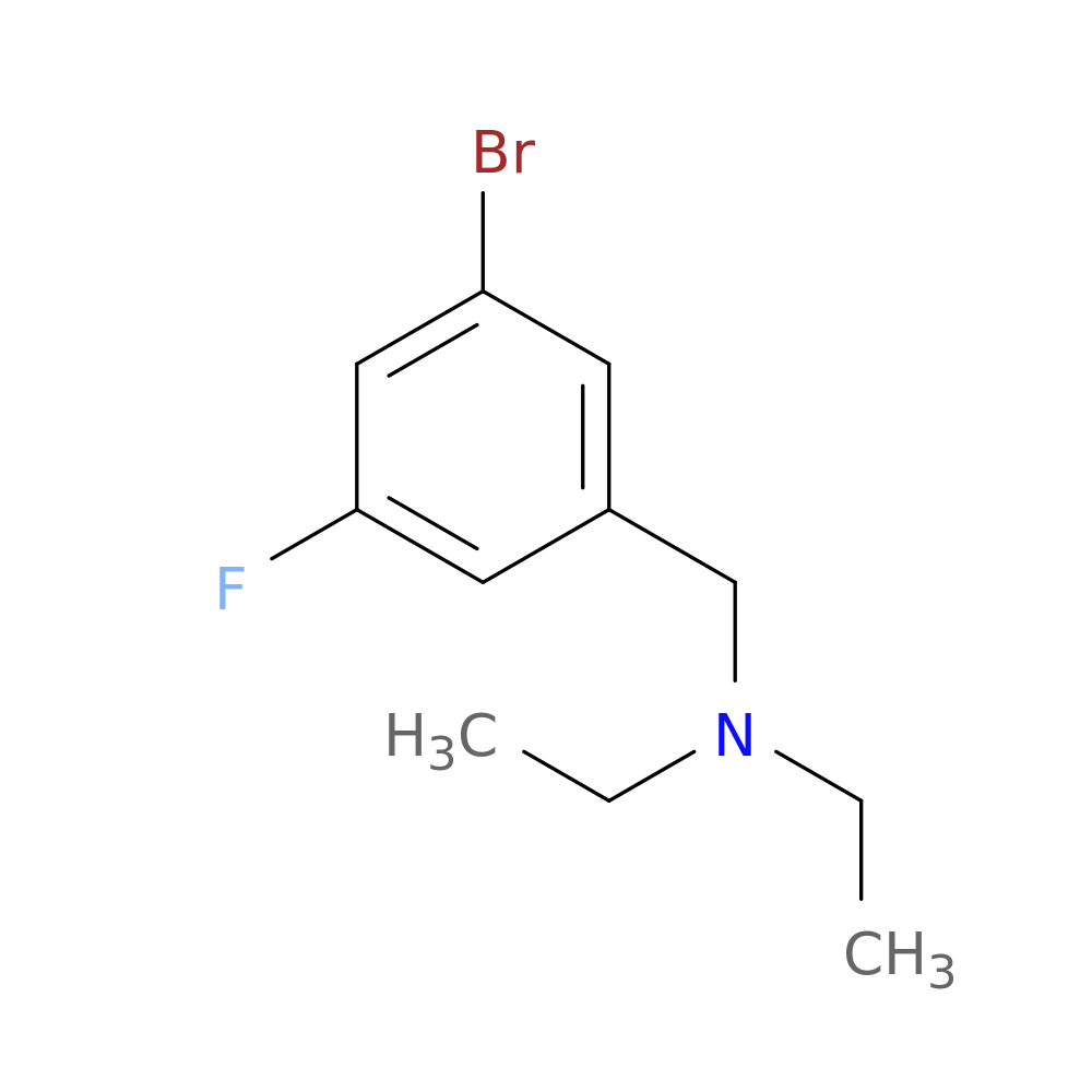 N-(3-broMo-5-fluorobenzyl)-N-ethylethanaMine