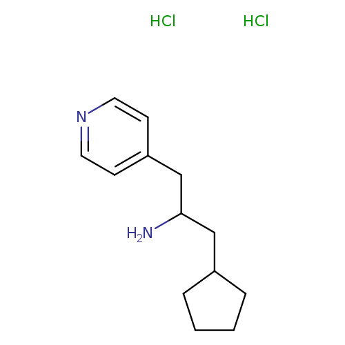 1-cyclopentyl-3-(pyridin-4-yl)propan-2-amine dihydrochloride