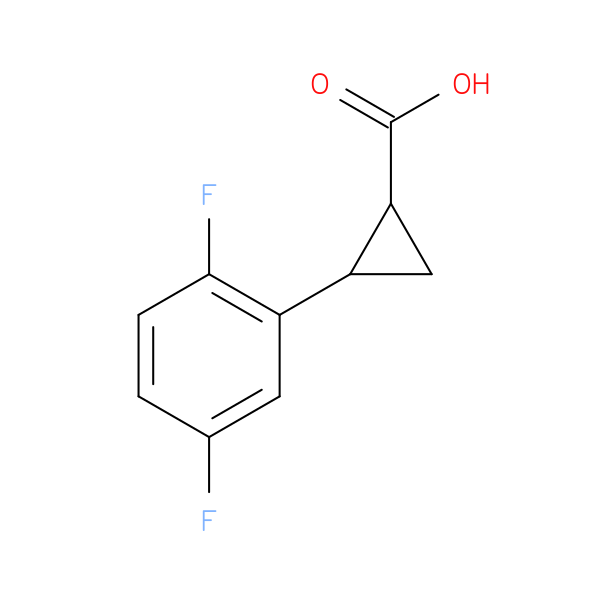 2-(2,5-Difluorophenyl)cyclopropanecarboxylic acid