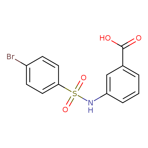 3-(4-Bromophenylsulfonamido)benzoic acid