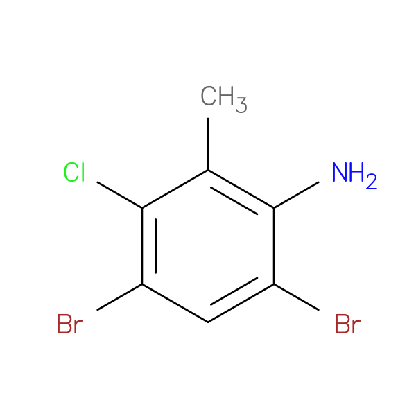 4,6-Dibromo-3-chloro-2-methylaniline