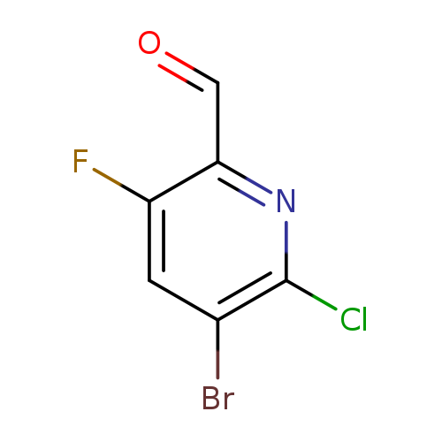 5-bromo-6-chloro-3-fluoropyridine-2-carbaldehyde