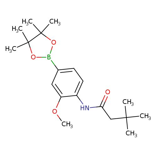 N-(2-Methoxy-4-(4,4,5,5-tetramethyl-1,3,2-dioxaborolan-2-yl)phenyl)-3,3-dimethylbutanamide