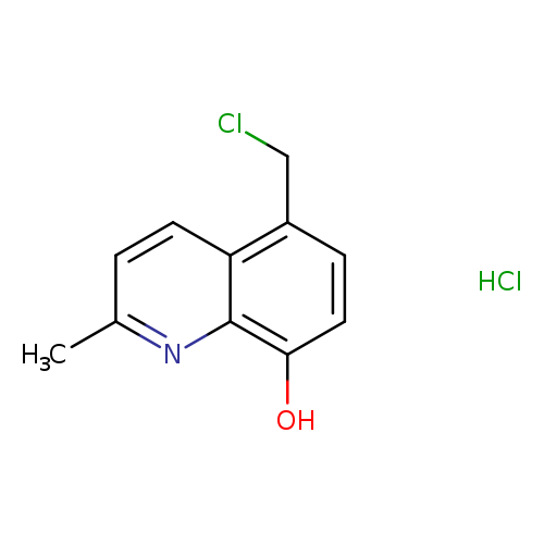 5-(chloromethyl)-2-methylquinolin-8-ol hydrochloride