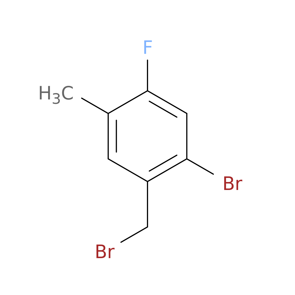 1-bromo-2-(bromomethyl)-5-fluoro-4-methylbenzene