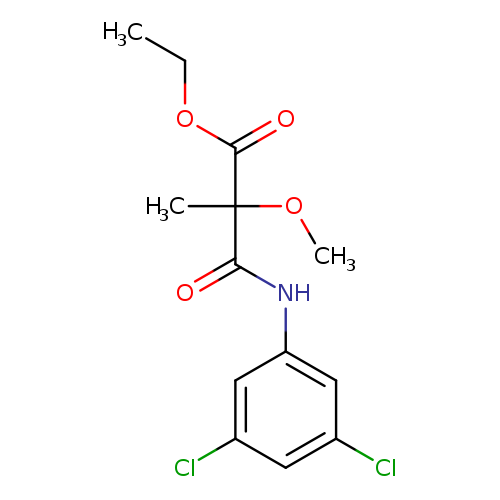 ethyl2-[(3,5-dichlorophenyl)carbamoyl]-2-methoxy-2-methylacetate