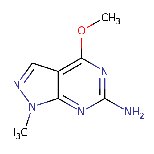 4-methoxy-1-methyl-1H-pyrazolo[3,4-d]pyrimidin-6-amine