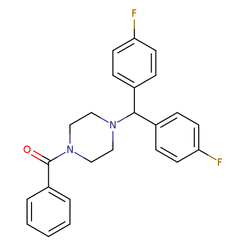 1-benzoyl-4-[bis(4-fluorophenyl)methyl]piperazine