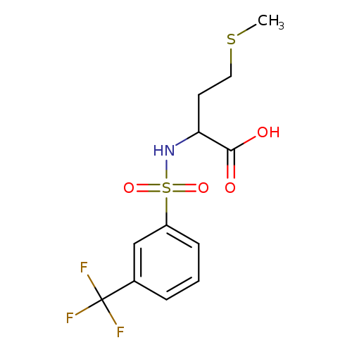 4-Methylsulfanyl-2-(3-trifluoromethyl-benzenesulfonylamino)-butyric acid