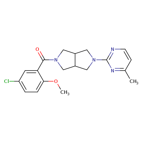 2-[5-(5-chloro-2-methoxybenzoyl)-octahydropyrrolo[3,4-c]pyrrol-2-yl]-4-methylpyrimidine