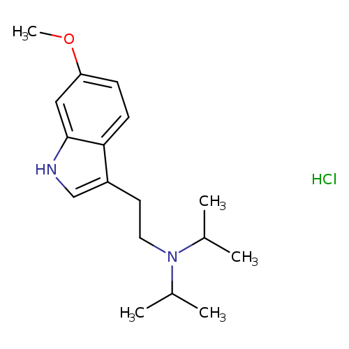 6-methoxy-N,N-bis(1-methylethyl)-1H-indole-3-ethanamine,monohydrochloride