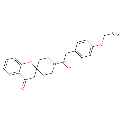 1'-[2-(4-ethoxyphenyl)acetyl]-3,4-dihydrospiro[1-benzopyran-2,4'-piperidine]-4-one