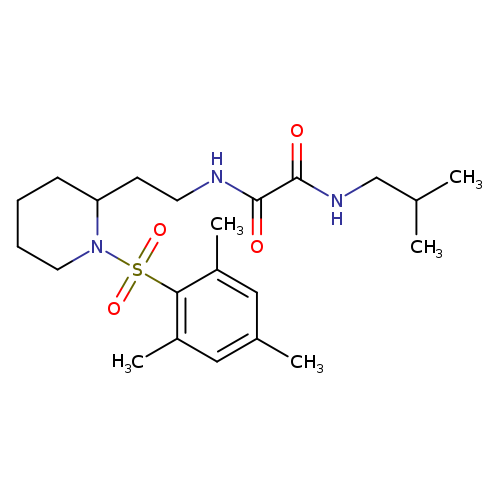 N-(2-methylpropyl)-N'-{2-[1-(2,4,6-trimethylbenzenesulfonyl)piperidin-2-yl]ethyl}ethanediamide