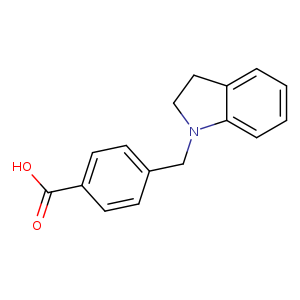 4-(2,3-Dihydro-1h-indol-1-ylmethyl)benzoic acid