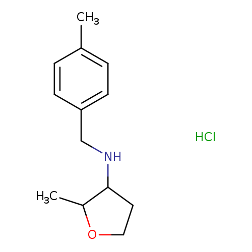 2-methyl-N-[(4-methylphenyl)methyl]oxolan-3-aminehydrochloride,Mixtureofdiastereomers