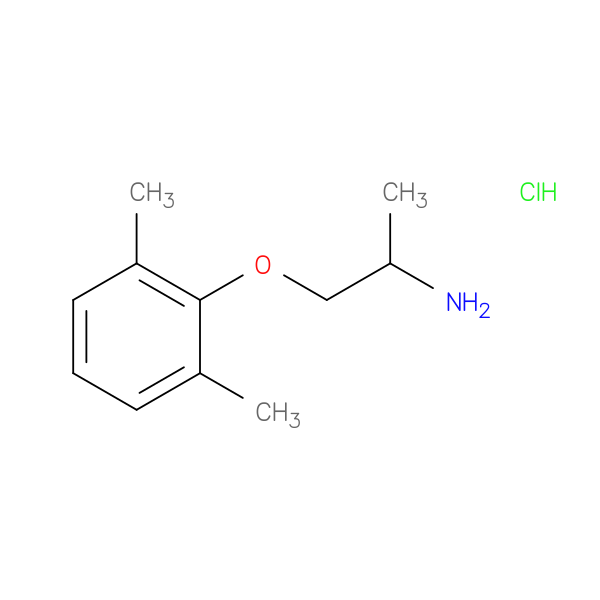 2-Propanamine, 1-(2,6-dimethylphenoxy)-, hydrochloride (1:1)