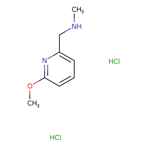[(6-methoxypyridin-2-yl)methyl](methyl)aminedihydrochloride