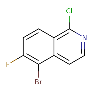 5-Bromo-1-chloro-6-fluoroisoquinoline