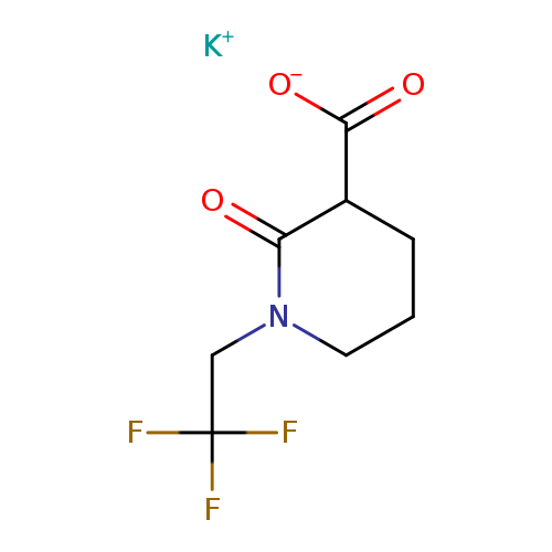potassium2-oxo-1-(2,2,2-trifluoroethyl)piperidine-3-carboxylate