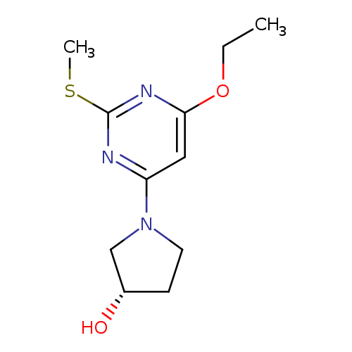 (S)-1-(6-Ethoxy-2-methylsulfanyl-pyrimidin-4-yl)-pyrrolidin-3-ol
