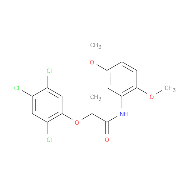 N-(2,5-dimethoxyphenyl)-2-(2,4,5-trichlorophenoxy)propanamide