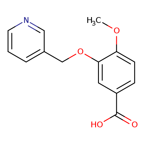 4-methoxy-3-(pyridin-3-ylmethoxy)benzoic acid