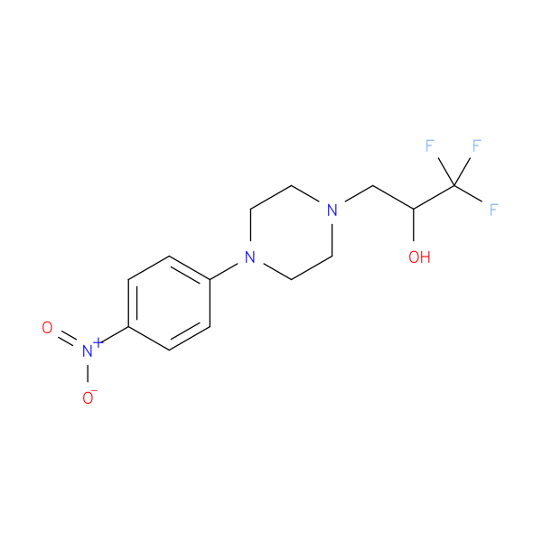 1,1,1-trifluoro-3-[4-(4-nitrophenyl)piperazin-1-yl]propan-2-ol