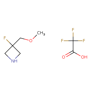 Azetidine， 3-fluoro-3-(methoxymethyl)-， 2，2，2-trifluoroacetate (1:1)