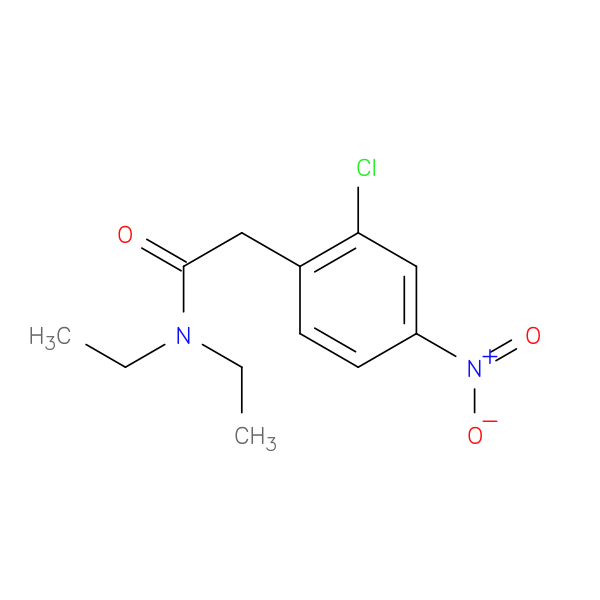 2-CHLORO-N,N-DIETHYL-4-NITROBENZENEACETAMIDE