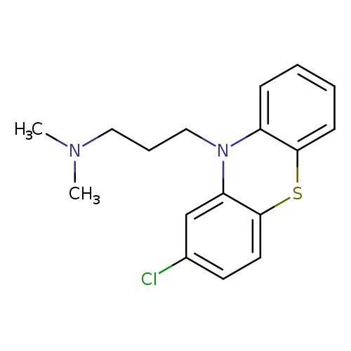 [3-(2-chloro-10H-phenothiazin-10-yl)propyl]dimethylamine