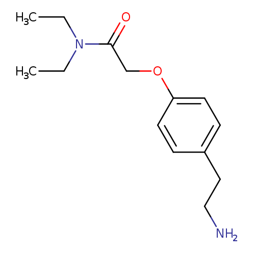Acetamide, 2-[4-(2-aminoethyl)phenoxy]-N,N-diethyl-
